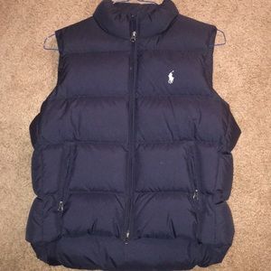 Navy Ralph Lauren bubble vest